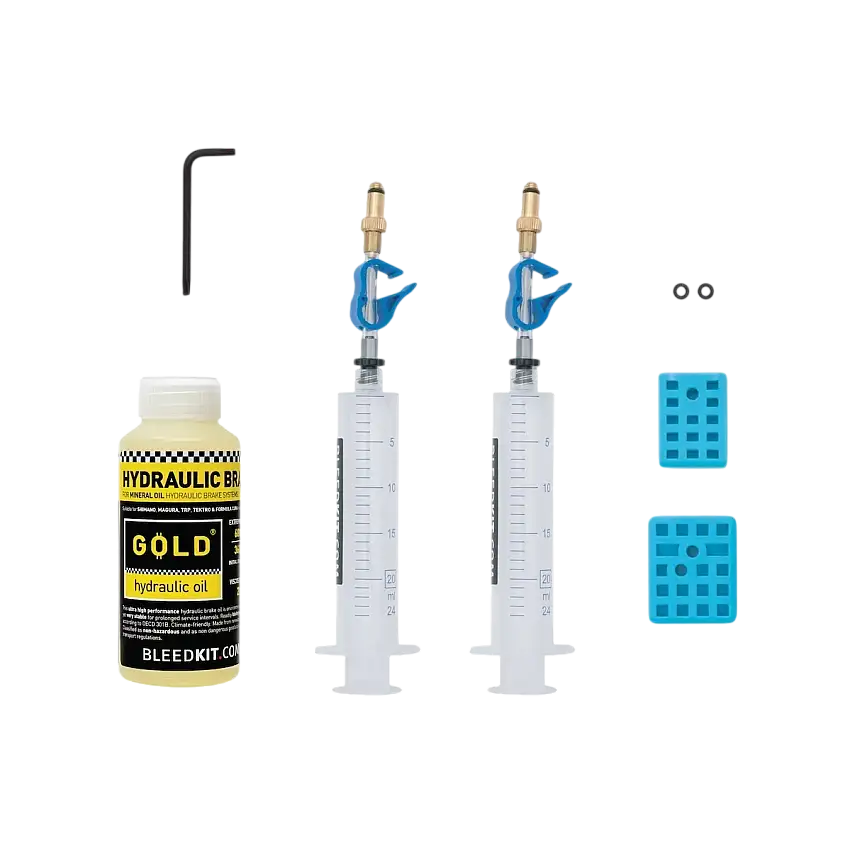 Bleedkit Set for Formula Hydraulic Brakes Premium Gold