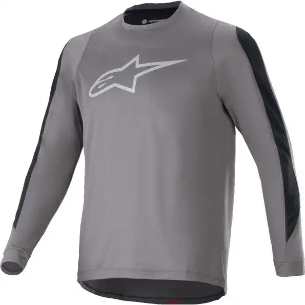 Cykeltröja Alpinestars A-Dura Dri Astar LS Jersey Dark Grey