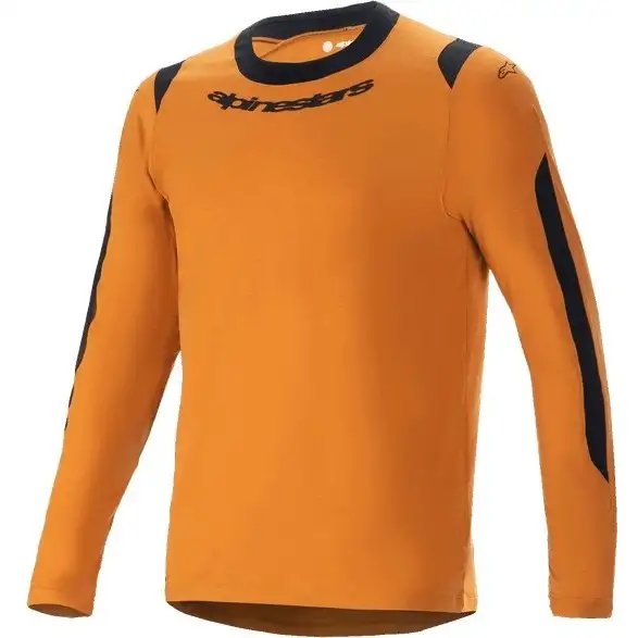 Cykeltröja Alpinestars A-Dura Dri Wool LS Jersey Orange