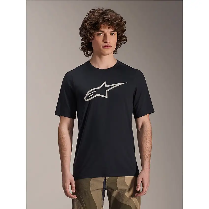 Cykeltröja Alpinestars A-Dura SS Jersey Black