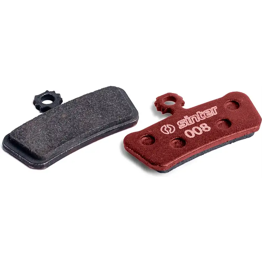 Skivbromsbelägg Sinter Disc Brake Pad Type 008 AVID/SRAM Standard Red