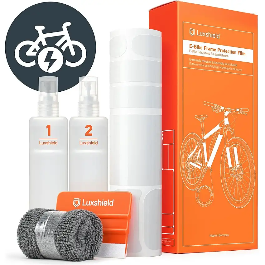 Ramskydd Luxshield Universal Kit Elcykel Komplett Transparent Matt
