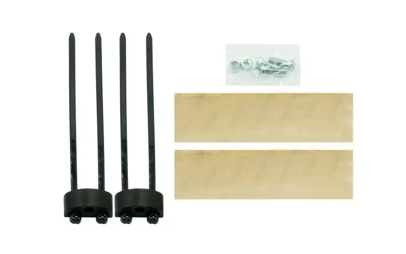 Old Man Mountain Pucks And Clamps Kit Mtb/Fat Bike F/R Black