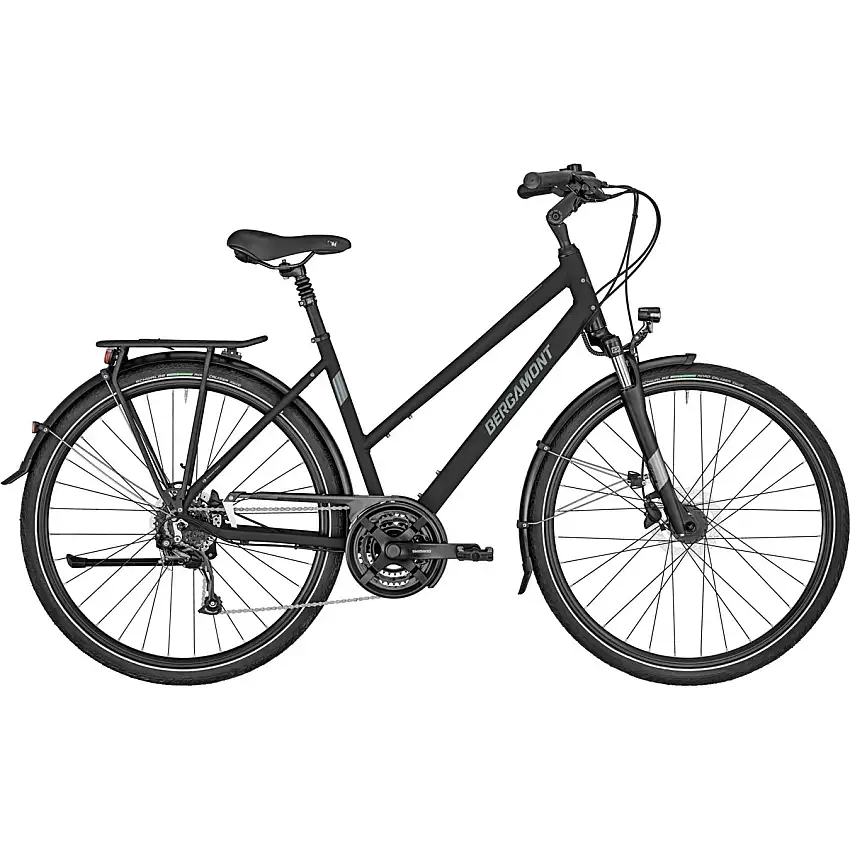 Cityhybrid Bergamont Sponsor Disc Lady Matt Black