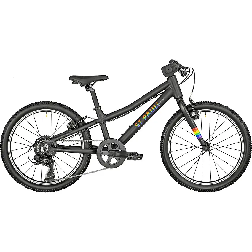 Barncykel Bergamont Bergamonster St. Pauli Matt Black