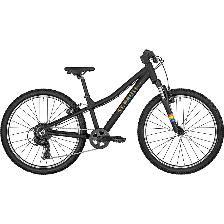 Barncykel Bergamont Revox Junior St. Pauli Matt Black