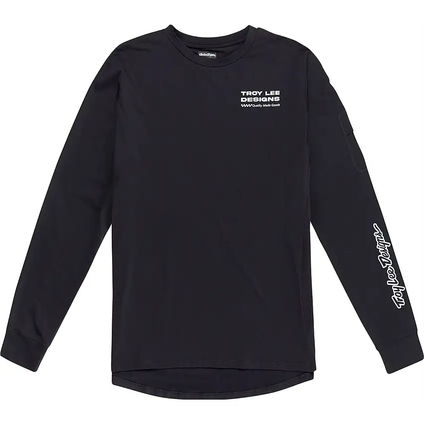 Cykeltröja Troy Lee Designs Ruckus Long Sleeve Ride Tee Carbon