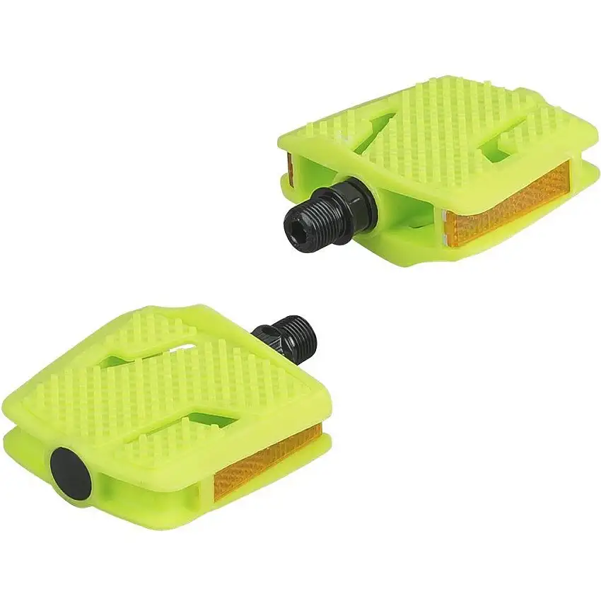 Cykelpedaler Trek Kids Platform Small Pedal Set Volt Green
