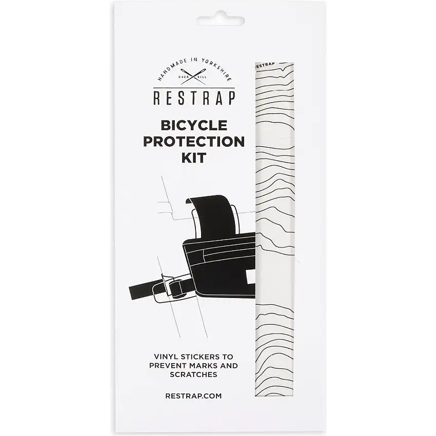 Ramskydd Restrap Bicycle Protection Kit White