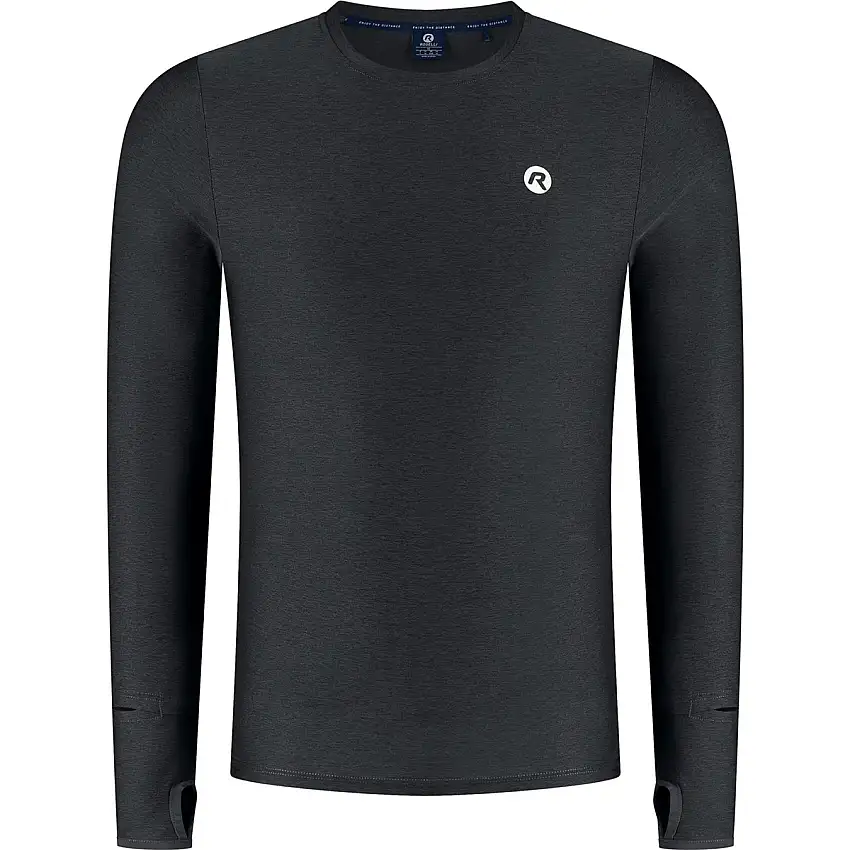 Löpartröja Rogelli Essential T-Shirt Long Sleeve Men Black