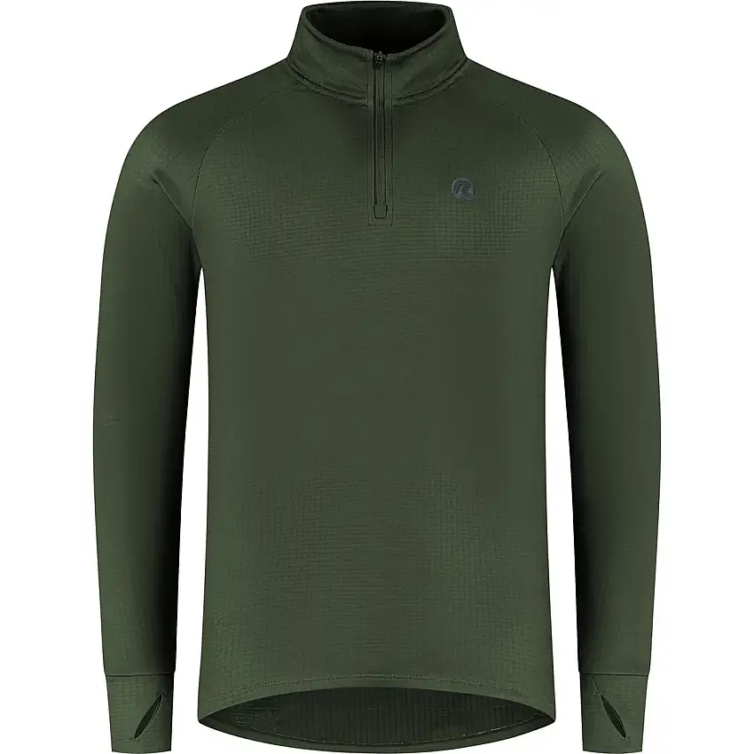 Löpartröja Rogelli Essential Top Long Sleeve Men Green