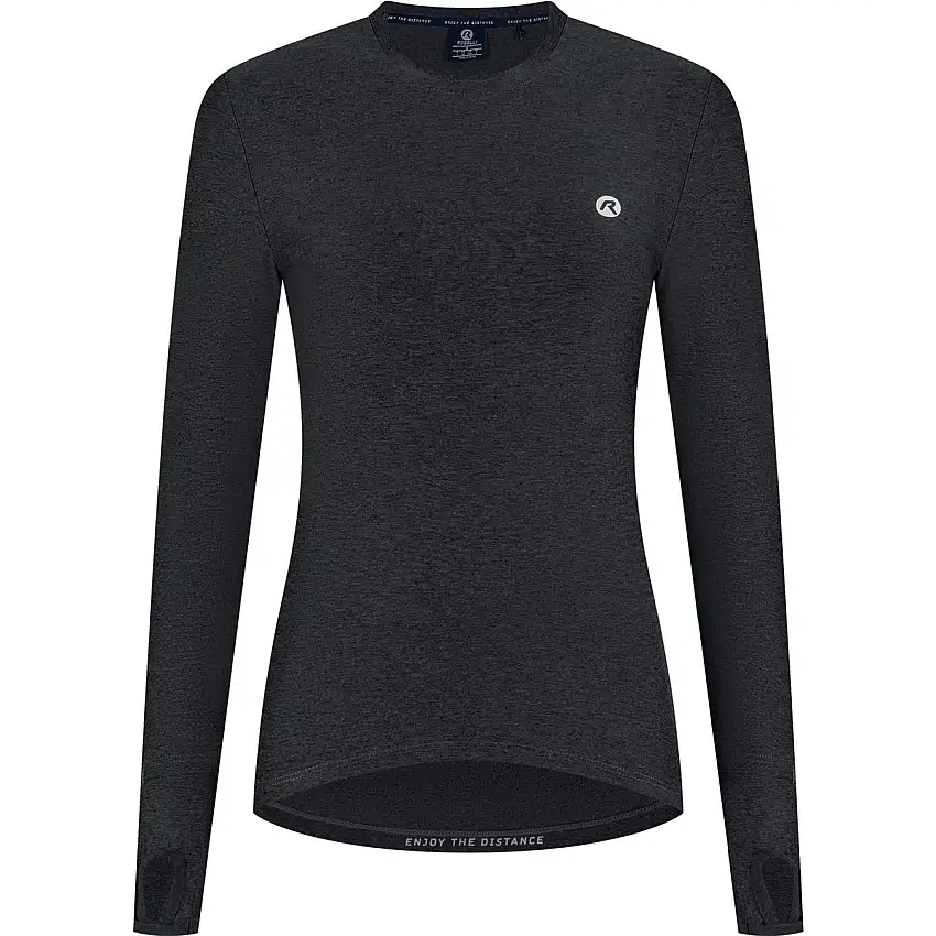 Löpartröja Rogelli Essential Tshirt Long Sleeve Women Black