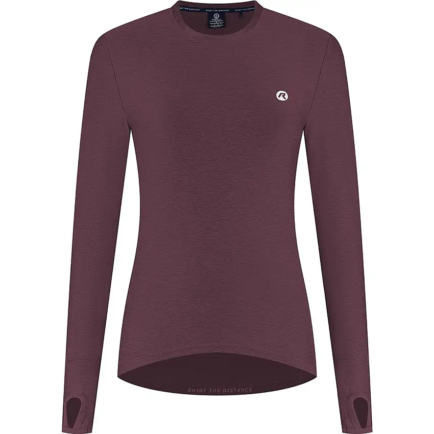 Löpartröja Rogelli Essential Tshirt Long Sleeve Women Eggplant