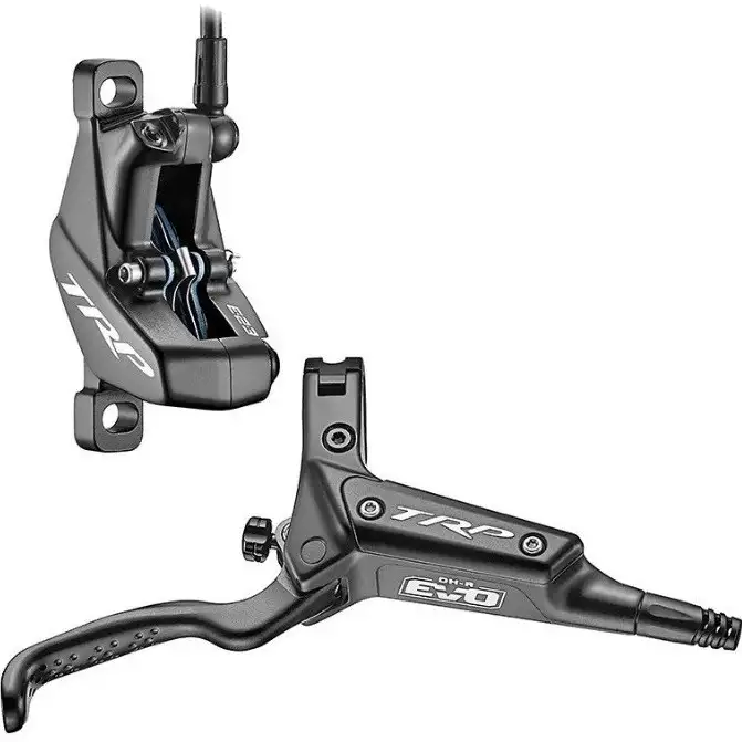 Skivbroms TRP DH-R EVO 4-Kolvs HD-M846 Höger/Bak Black