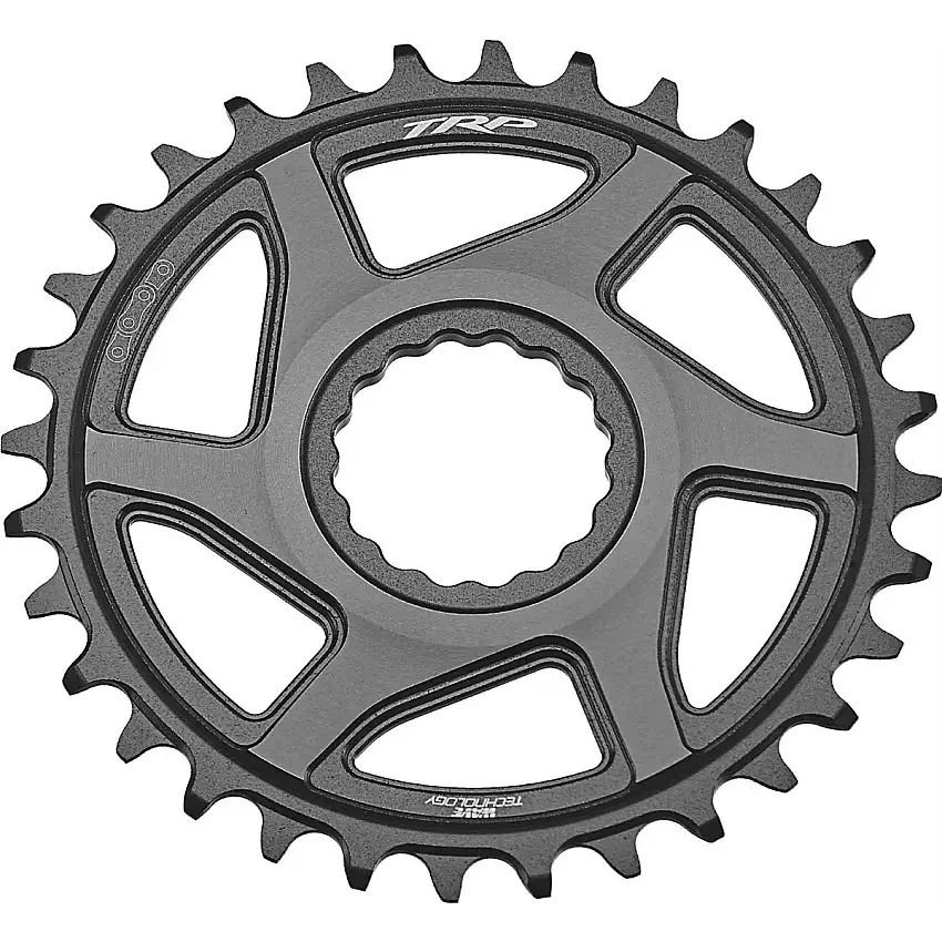 Framdrev TRP EVO 12 CR-M9050 Boost 3mm Offset Black/Space Grey 30T