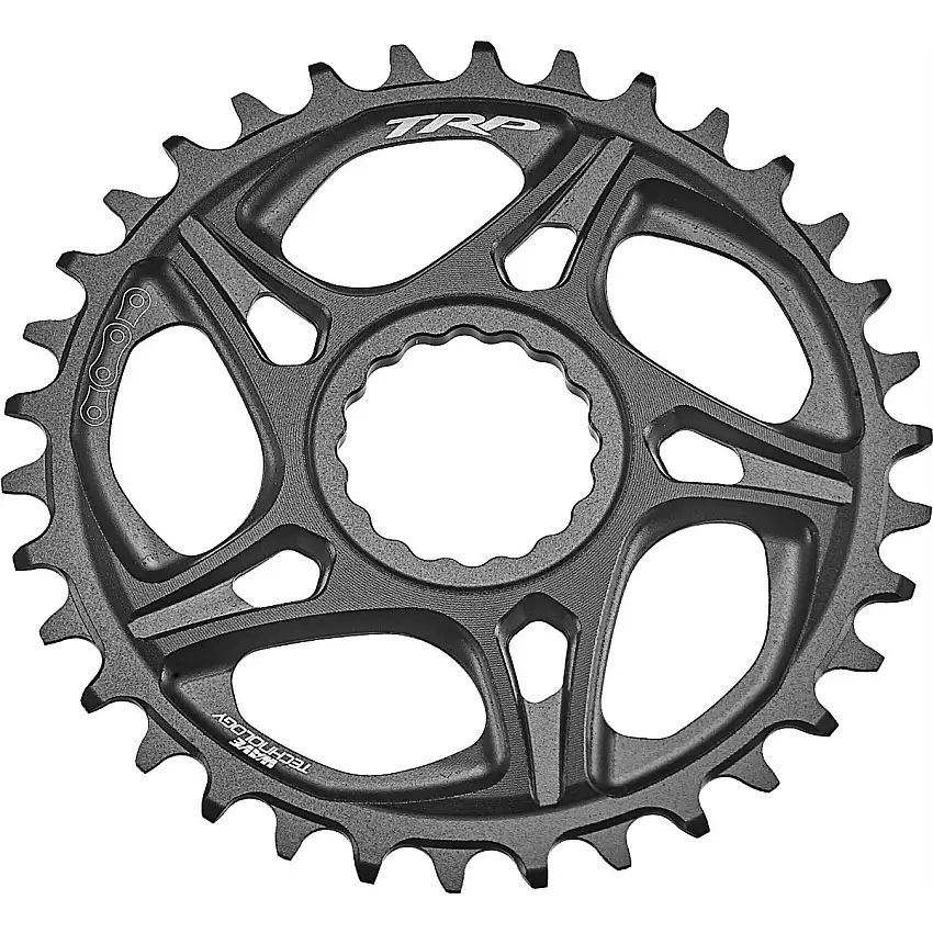 Framdrev TRP EVO 7 CR-M8070 49CL 6mm Offset Black 32T