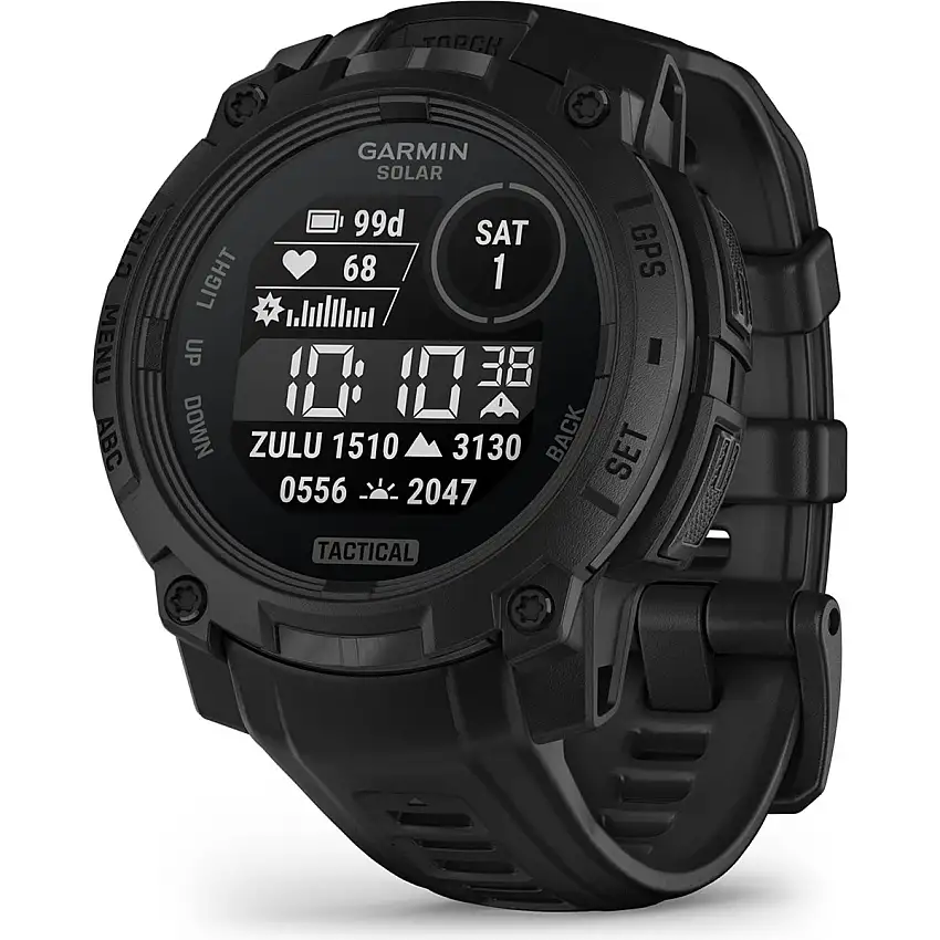 Träningsklocka Garmin Instinct 3 Tactical Edition Solar 45mm Black