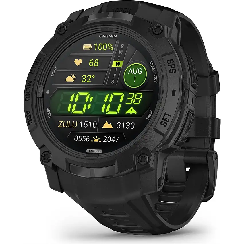 Träningsklocka Garmin Instinct 3 Tactical Edition AMOLED 50mm Black