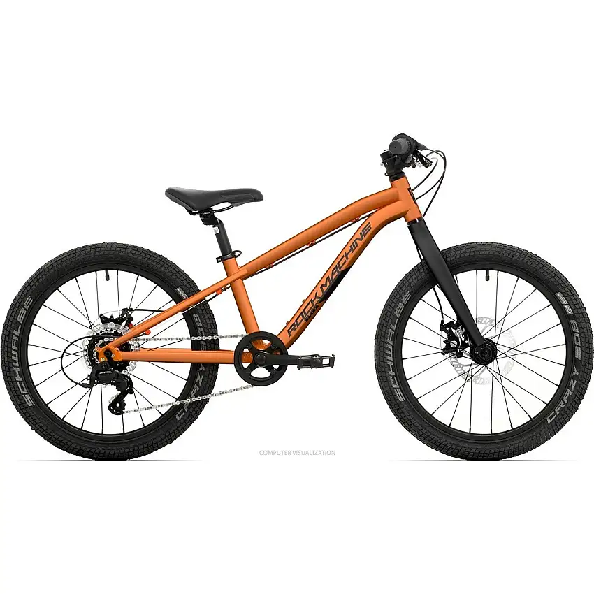 Barncykel Rock Machine Blizz 20" Lava Orange