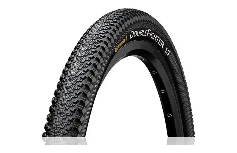Cykeldäck Continental DoubleFighter III Black Reflex