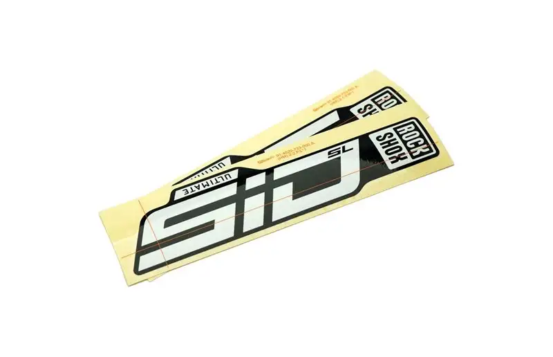 Dekalkit RockShox SID SL Ultimate D1+ Gloss Polar Foil/Gloss Black