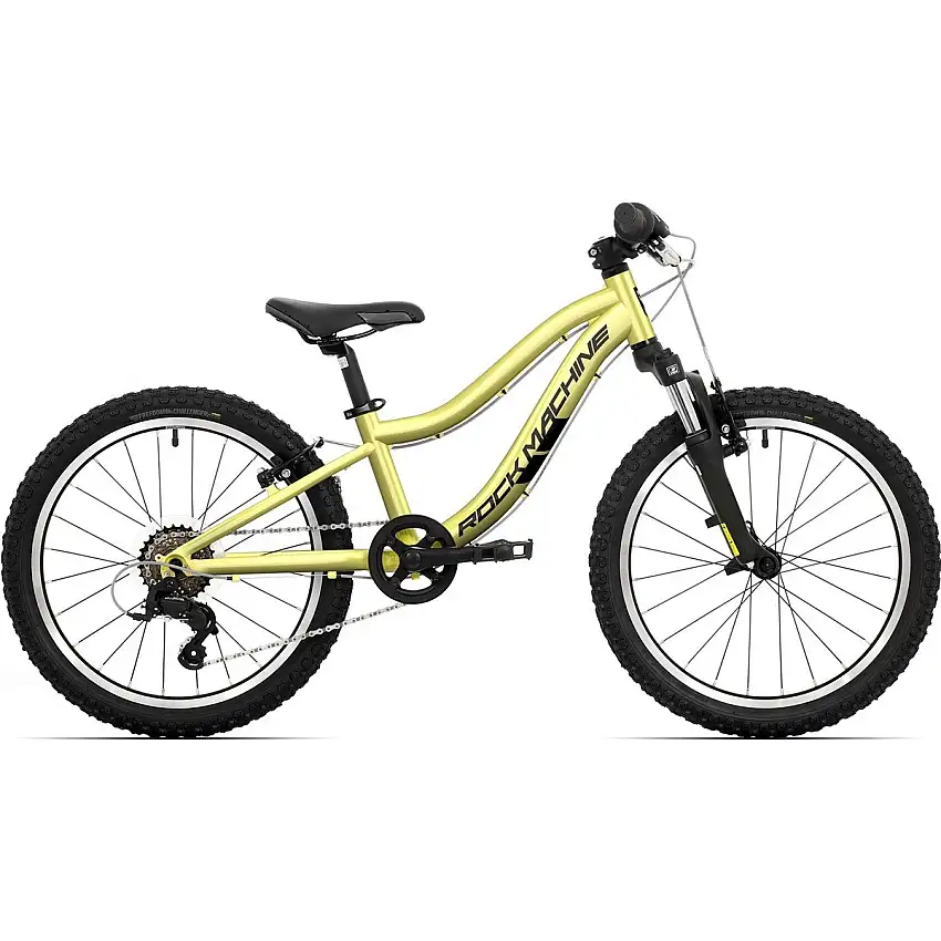 Barncykel Rock Machine Storm 20" VB Sulfur Yellow