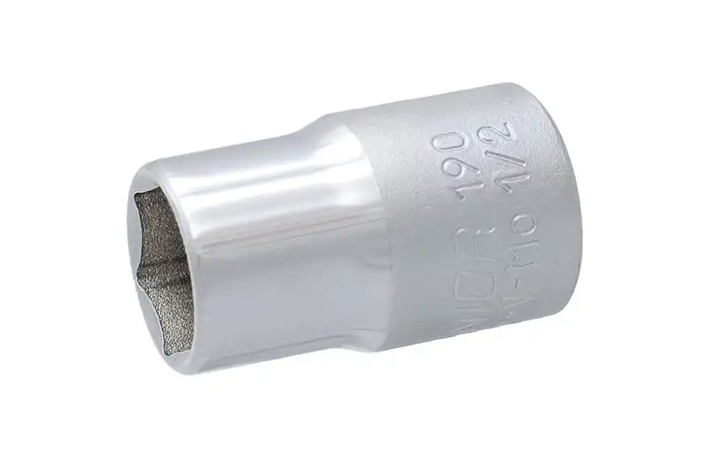 Hylsnyckel Unior Socket 1/2" Drive 18mm