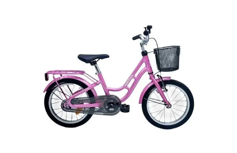 Kronan Barncykel F16 0-växlad Rosa