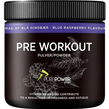 Kosttillskott PurePower PWO Pulver 300g Blå Hallon