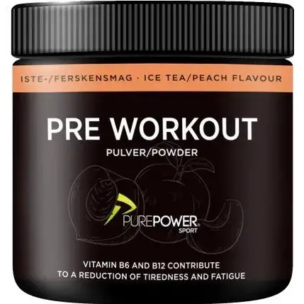 Kosttillskott PurePower PWO Pulver 300g Iste/Persika
