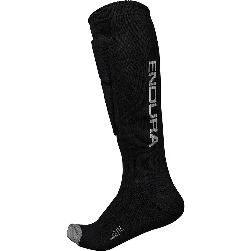 Benskydd Endura SingleTrack Shin Guard Sock Black