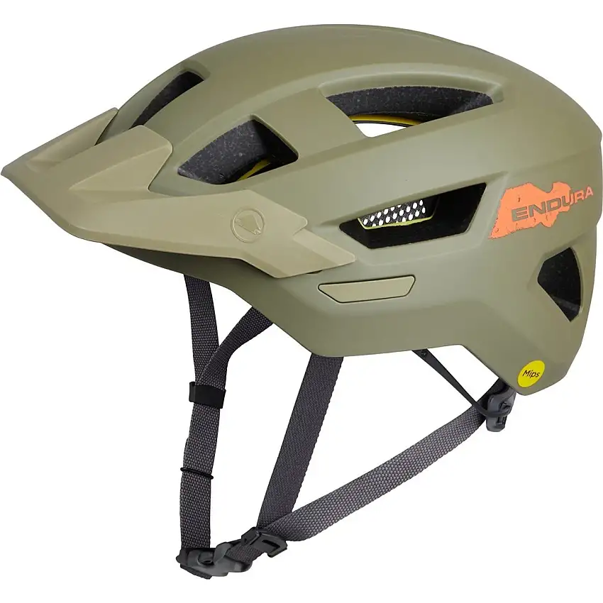 Cykelhjälm Endrura Hummvee Junior MIPS Tweed Green