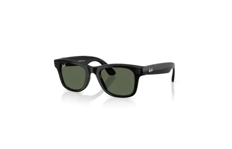 Solglasögon Ray-Ban Meta AI Wayfarer Gen 2 Black-G15 Green