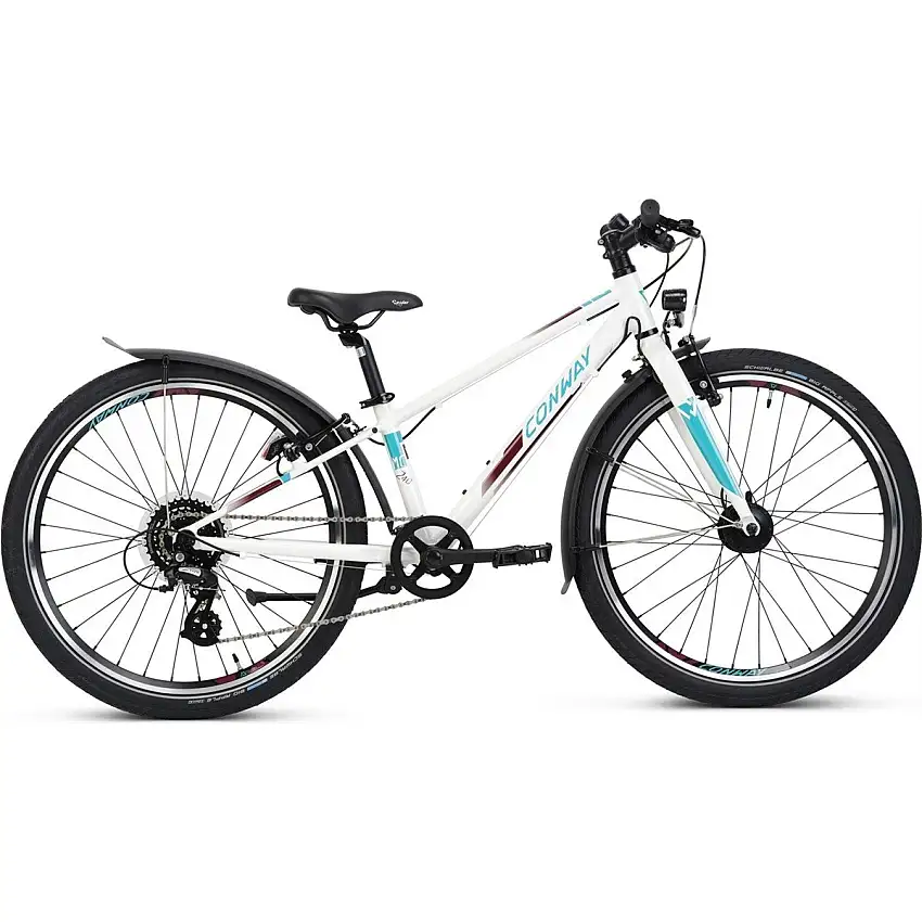 Barncykel Conway MC24 Equipped Pearl White/Mint