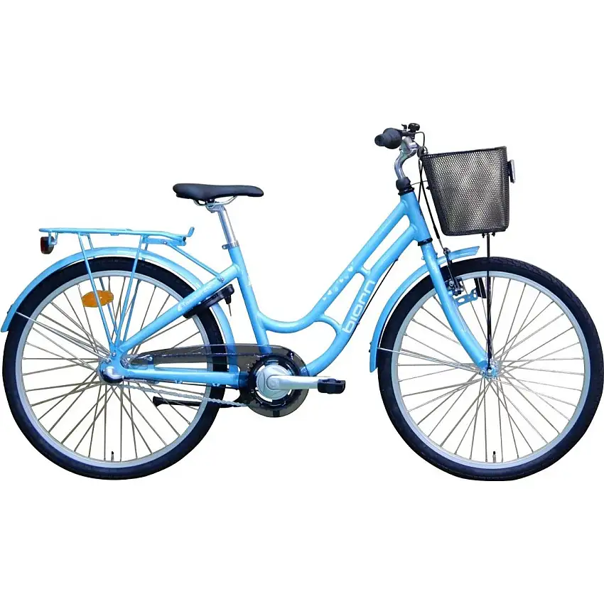 Barncykel Biorn Tassen 24" 3- vxl Girl Light Blue