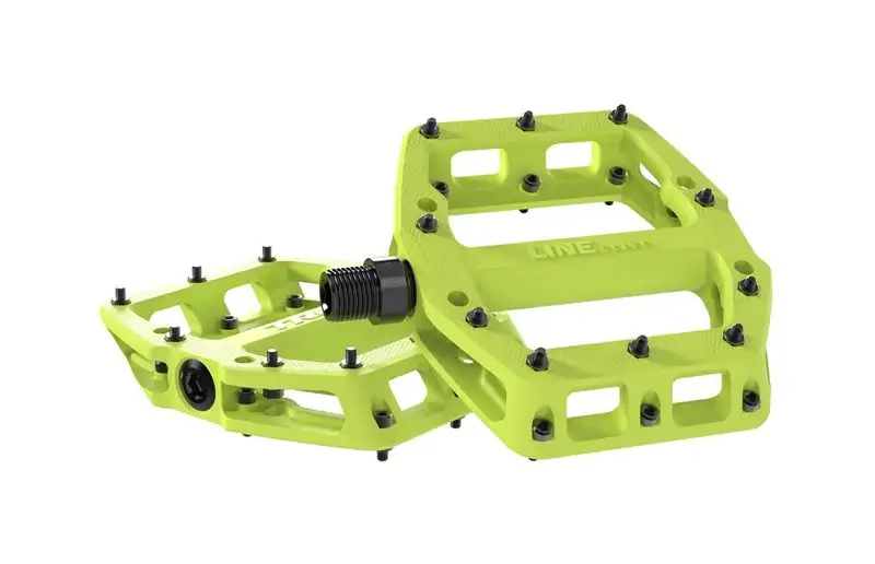 Trek Cykelpedal Line Elite plattformspedal Voltgreen